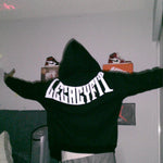 Load image into Gallery viewer, LegacyFit Essential Zip-up Hoodie Black Wash
