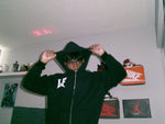Load image into Gallery viewer, LegacyFit Essential Zip-up Hoodie Black Wash

