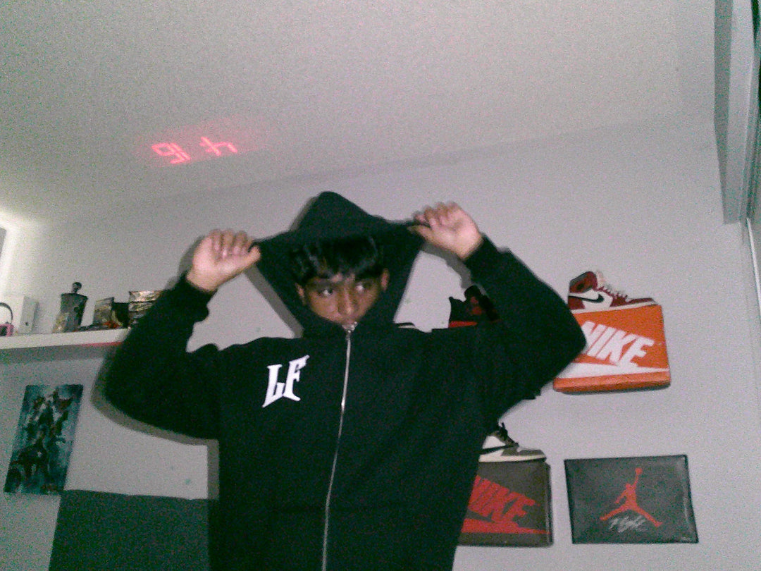 LegacyFit Essential Zip-up Hoodie Black Wash
