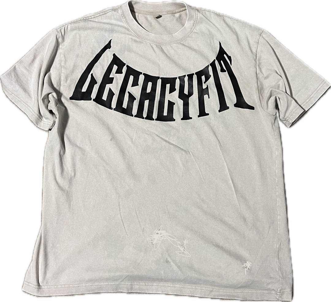 LegacyFit “Foundation” Oversized Tee – Rock Beige