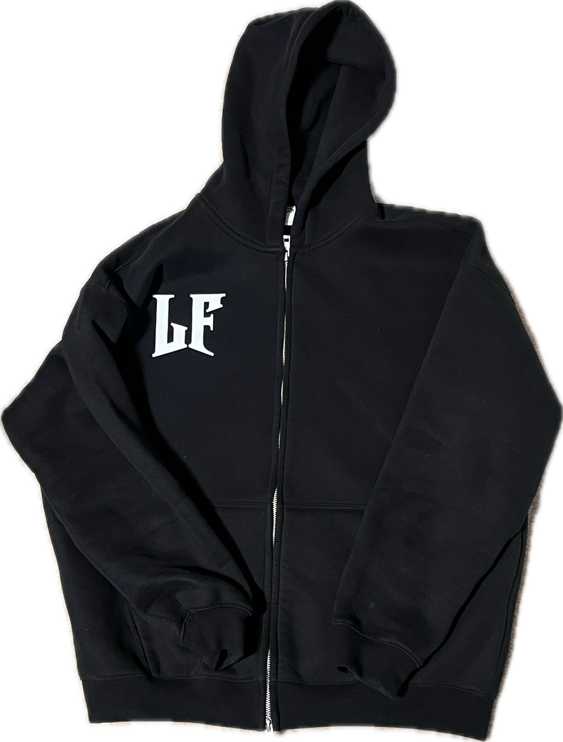 LegacyFit Essential Zip-up Hoodie Black Wash